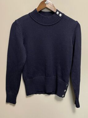 Olsen Europe Wool Blend Navy Blue Sweater Women’s Size US 4